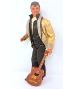 1996 Barbie Loves Elvis Live On Stage Doll Dressed w/ Guitar Collector E... - $22.99