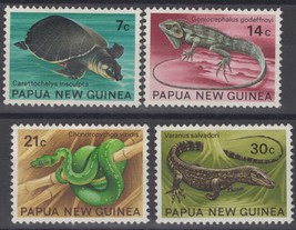 ZAYIX Papua New Guinea / PNG 344-347 MLH Reptiles / Lizards/ Turtles 060422S75 - £1.91 GBP