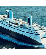 1980s M.V. Abegweit Ice Breaker Ship Postcard Unposted Nautical Canada E... - $371.04 MXN