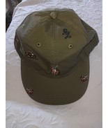 POLO RALPH LAUREN MEN LITE OLIVE GREEN ALL OVER LOGOS &quot;RL&quot; CAP HAT OSFA ... - $29.69