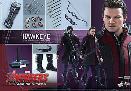1/6 Scale Hot Toys MMS289 Marvel Avengers Age of Ultron Hawkeye Figure - Boots - £31.59 GBP