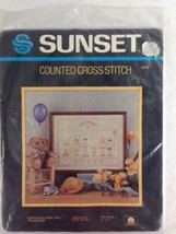 Grandchildren Are Treasures Counted Cross Stitch Kit Sunset 2979 NOS  11" X  14" - $14.85