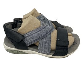 Therafit Women&#39;s Stretch Sandals Gray and Black, Women&#39;s 7 - $20.89