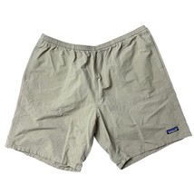 Patagonia Sz XXL Shorts Baggies Stretch Mens Tan Elastic Waist Nylon 580... - £19.85 GBP