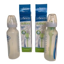 Dr. Brown's Natural Flow Options Baby Bottle 8 Oz - 2ct, One missing vent 1 0m+ - $9.89