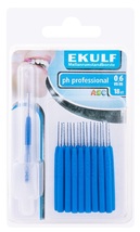 Ekulf PH Professional 0.6 mm Inter-dental Spacer Brush 18 pcs. Made in Sweden - £9.31 GBP