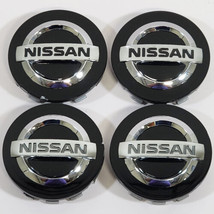 Nissan 2 1/8" Black Button Center Caps Fits Most Models # 40342-ZM70B SET/4 USED - £47.54 GBP