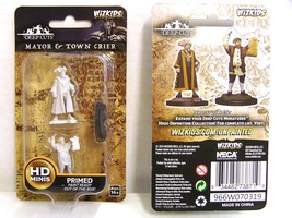 Wizkids/Neca WizKids Deep Cuts Unpainted Miniatures: W10 Mayor &amp; Town Crier - £7.45 GBP