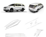 Rain Guards Full Set for Kia Carnival 2022-2024 (14 PCs) Chrome Finish Tape-On S - $259.69