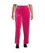 Terra &amp; Sky Women&#39;s Ribbed Velvet Pull On Pants - Elastic Waist - 2X (20... - $14.52