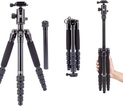 Sirui Am-025K 51.97′′ Carbon Fiber Tripod, D-10K 360° Panorama Ball Head, - £157.26 GBP