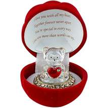 Red Rose Teddy Christmas Gift For Girlfriend Boyfriend Husband Wife Her Him - £16.02 GBP