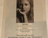 Jewel on tonight show vintage print ad advertisement pa3 - $5.93
