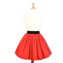Coral A-line Pleated Skirt on sale - £31.41 GBP