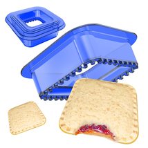 YUMKT Uncrustables Sandwich Cutter and Sealer for Kids,Cookie cutter Cool Round  - £12.66 GBP