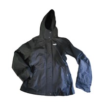 NWT Hollister California all weather jacket hooded black medium - $45.00