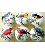 Cabinet Knobs Knob w/ Domestic Birds #3 (6) - $44.81 CAD