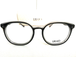 New LIU JO LJ 2107 002 Round Satin Black Round 51mm Women&#39;s Eyeglasses Frame  - £55.33 GBP