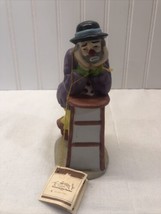 Flambro Emmett Kelly Jr Miniature Collection “Why Me” Clown Figurine 1984  - £20.30 GBP