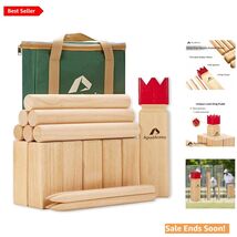 Classic Viking Kubb Set - 22 Pieces for Exciting Family Outdoor Gatherings - $94.00