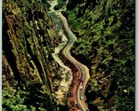 Aerial View Big Thompson Canyon Road Estes Park CO UNP Chrome Postcard I6 - $3.91