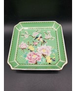 Vintage 1982 Porcelaine d’Orient Plate (Green) 2 pcs - £15.65 GBP