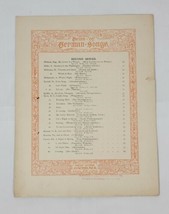 Vintage Gems of German Song 2nd Series Sheet Music - $14.85