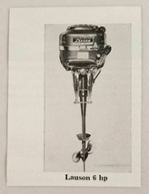 1955 Magazine Photo Lauson 6-HP Outboard Motors New Holstein,WI - £5.61 GBP
