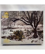New - Daffodils in the snow Jigsaw Puzzle 500 piece 15 x 18 Guild Golden  - $9.02 CAD