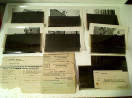 Historic Vintage Architectural Photos With Negatives Bridgeport CT Porter Box Co - £39.34 GBP
