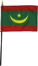 Mauritania - 4&quot;X6&quot; Stick Flag (2017) - $3.42