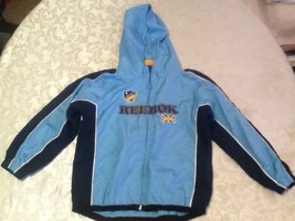 Reebok jacket Size 5/6 Medium Reebok Classic blue hoodie boys - £12.19 GBP