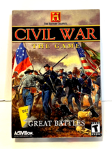 The History Channel Civil War The Game Great Battles Pc 2002 Activision - $13.78