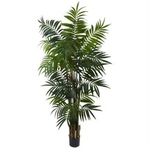 Nearly Natural 5409 6’ Bulb Areca Palm Tree - £145.06 GBP