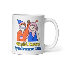 World Down Syndrome Awareness White Mugs - $18.61+