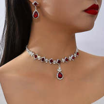 Fashion Jewelry Simple Vintage Jewelry Women&#39;s Accessories Necklace And Earrings - £8.62 GBP