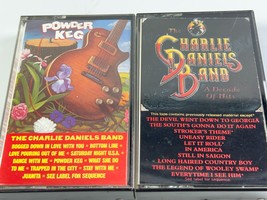 Charlie Daniels Band Powder Keg &amp; A Decade of Hits Cassette Tapes - £6.82 GBP