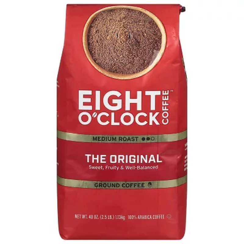 Eight O'Clock Ground Coffee, the Original (40 Oz.) - $28.84