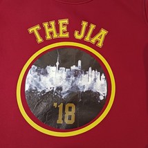 KZ THE JIA Men's Red Cotton Blend Long Sleeve Pullover Graphic Sweater Sz Large image 5