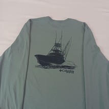 Columbia PFG Men's Gray Cotton Long Sleeve Crewneck Graphic T-Shirt Size X-Large image 14