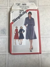 Vintage Simplicity  Sewing Pattern #5242 UNCUT Shirt Dress Size 10 - £9.33 GBP