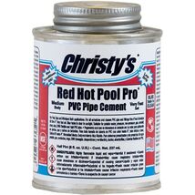 Christy&#39;s Red Hot Pool Pro PVC Cement - Medium Body, Very Fast Set, Low-... - $42.26 CAD