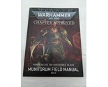 Warhammer 40K Chapter Approved Munitorum Field Manual 2022 Booklet - $17.81
