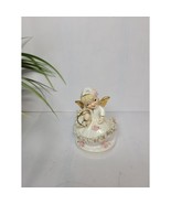 Vintage Lefton Angel 808B Going to Market Spaghetti Trim - £13.44 GBP
