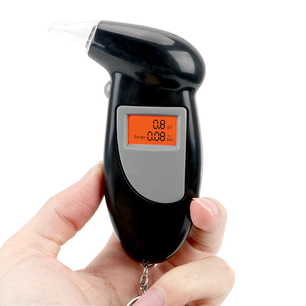 LCD Screen Alcohol Tester Digital Alcohol Detector Breathalyzer Backlight Disp - £14.73 GBP