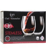 Chef &amp; Sommelier 12 Stemless All-Purpose Wine Tumblers - $102.88 CAD