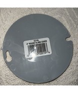 Ezyklr 4&quot; Pvc Rnd Blank Cover, Cantex Industries, EACH, EA, PVC, non met... - $2.68 CAD