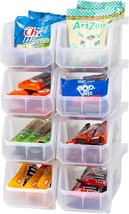 Plastic Containers For Organizing And Storage Bins For Closet,, Pack, Clear - $54.99