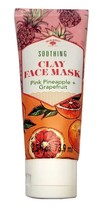 Bolero Soothing Clay Face Mask Pink Pineapple &amp; Grapefruit 2.5fl oz - £9.63 GBP