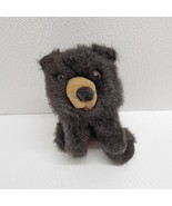 Folkmanis 9&quot; Baby Black Bear Plush Hand Puppet Folktails Furry Folk - £12.03 GBP